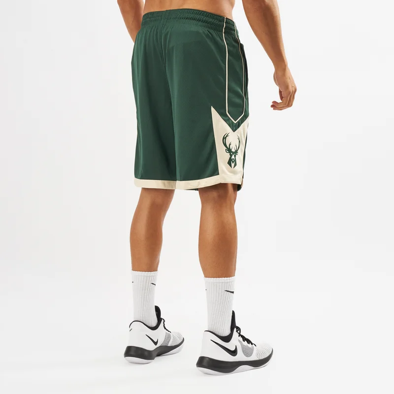 Nike NBA Milwaukee Bucks Road Swingman Shorts