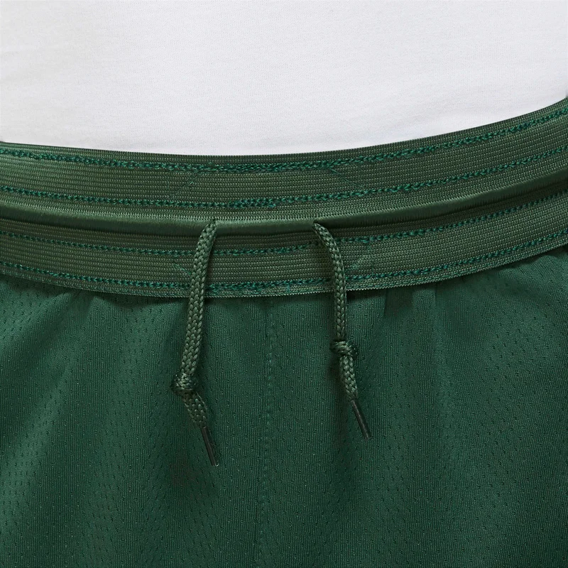 Nike Green NBA Milwaukee Bucks Road Swingman Shorts for Men | Best Price UAE