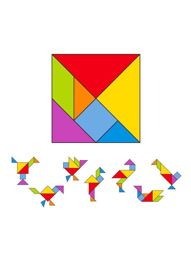 6-Piece Tangram Jigsaw Puzzle Set - Image 5