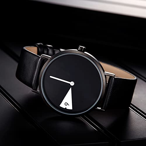 SHENGKE Creative Watch Ultra-Thin Strap Casual Fashion Quartz Minimalist Watch Black - Image 5
