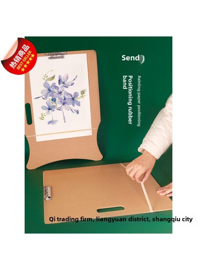 Generic - Sketchpad Special Writing Board Splint For Art Students Portable A2 Sketchpad A3 Sketchpad 8K Outdoor 6K Portable 4K Beginning-Color:18inch (45.7*45.7cm) + Sketch Set (8k Paper) - Image 1
