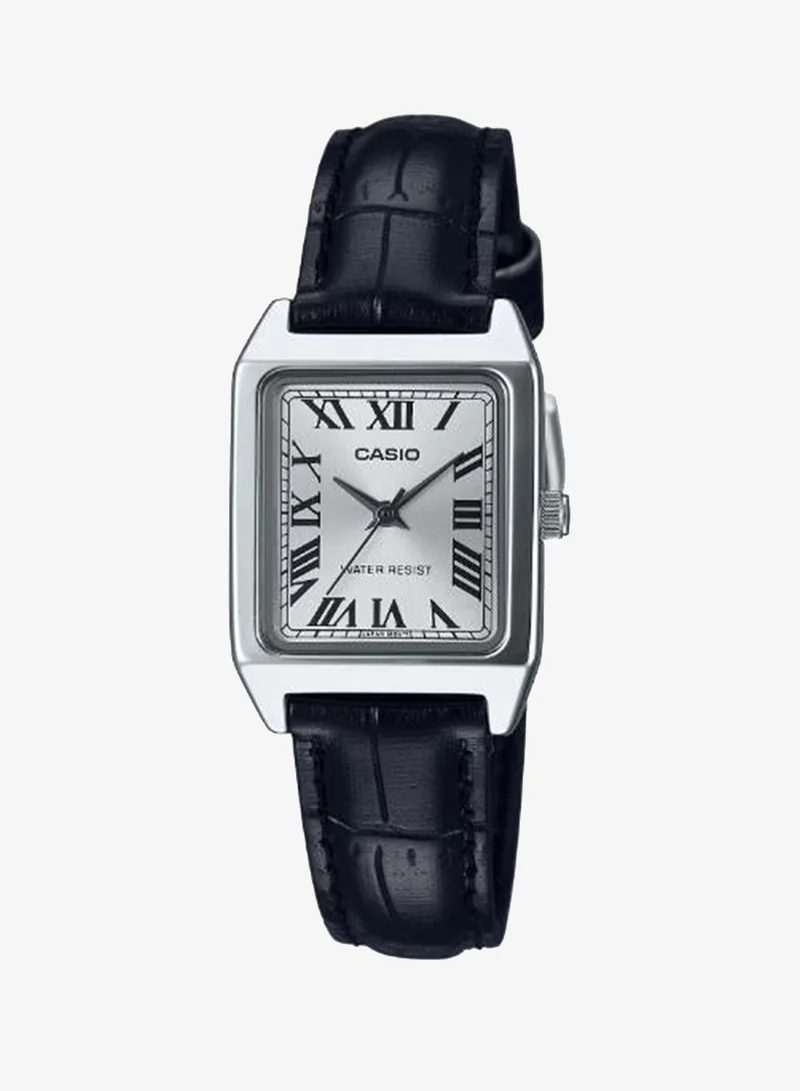 كاسيو Women's Carbon  Analog Watch LTP-V007L-7B1UDF - 22 mm