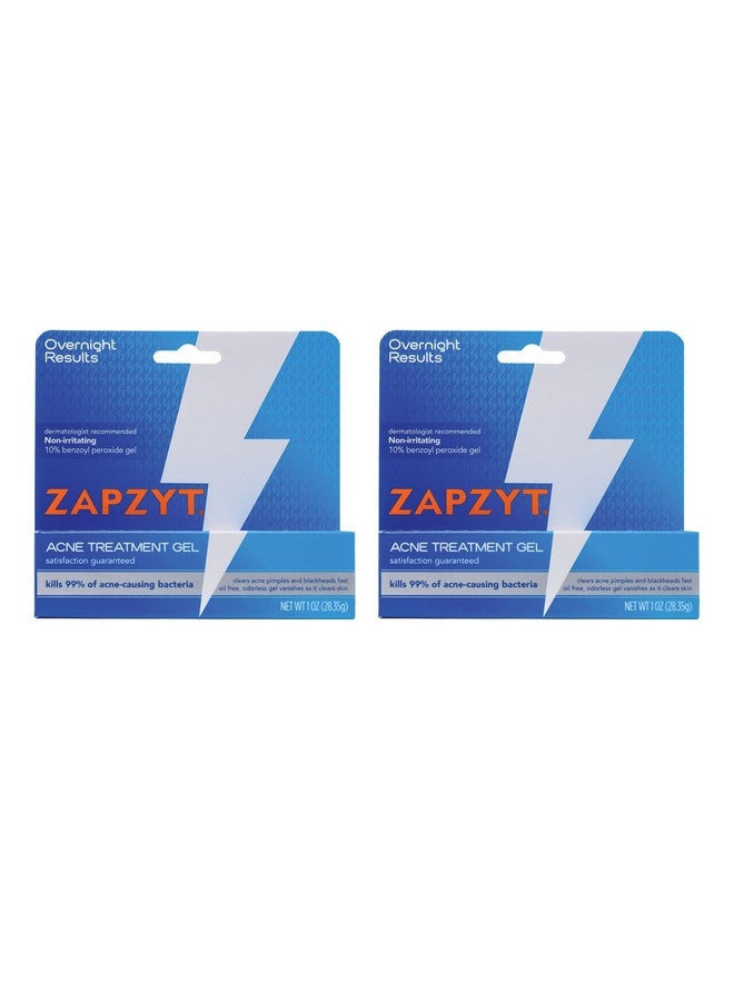 ZapZyt Acne Treatment Gel, 1 oz, Pack of 2 - Image 1