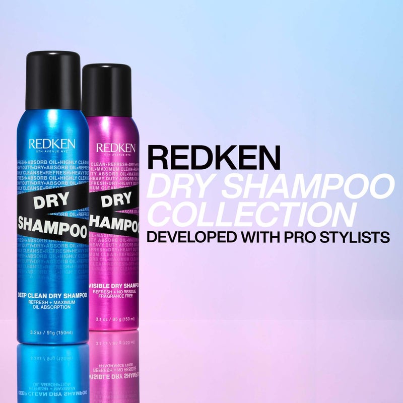 Redken Invisible Dry Shampoo For All Hair Types - Lightweight & Residue-Free, Fragrance-Free - Image 5