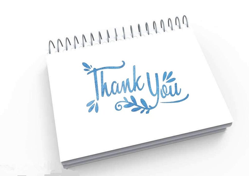 OBUY Thank You Reusable Stencil Airbrush Painting Art DIY Home Decor Scrap Booking Album Crafts (3.9“×5.9”) - Image 4