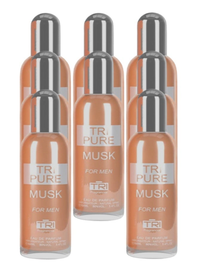 تي أر آي 8 قطع عطر المسك النقي للرجال 100 مل - Image 1