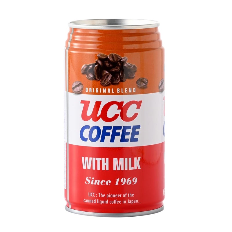 UCC Original Blend Coffee With Milk, Ready To Drink Coffee, Imported from Japan, 11.3 oz (Pack of 6) - Image 1