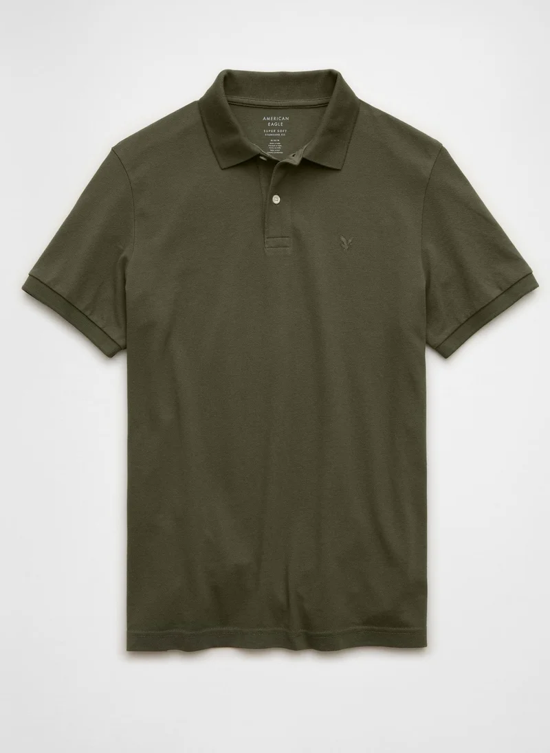 American Eagle AE Legend Pique Polo Shirt