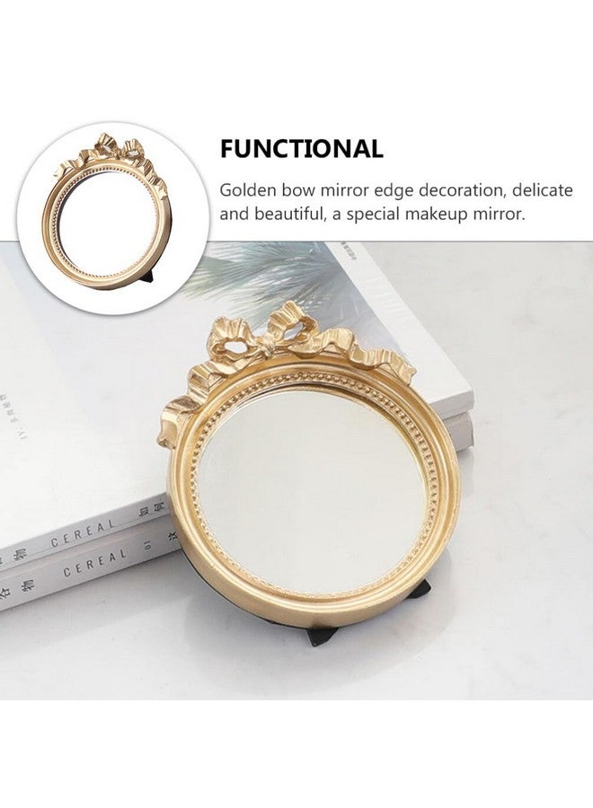 minkissy 1Pc European Style Single Side Mirror Mirror For Dresser Outdoor Mirror Mirror Handheld Hanging Wall Mirror Portable Cosmetic Mirror Travel Cosmetic Mirror Resin Mirror Resin Miss - Image 3