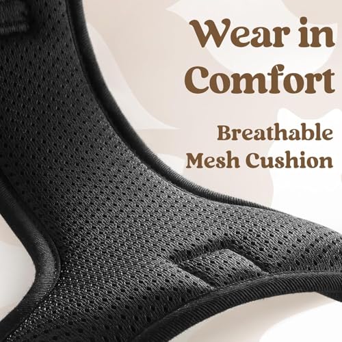Doggo Bite Premium Reflective Dog Vest Harness| Soft Breathable| Padded Handle| Adjustable Straps & Luxury Buckle | Soft Padded Mesh | No Pull | No-Choke | Chest 28-37inch | All Giant Breeds 35-60Kg - Image 5