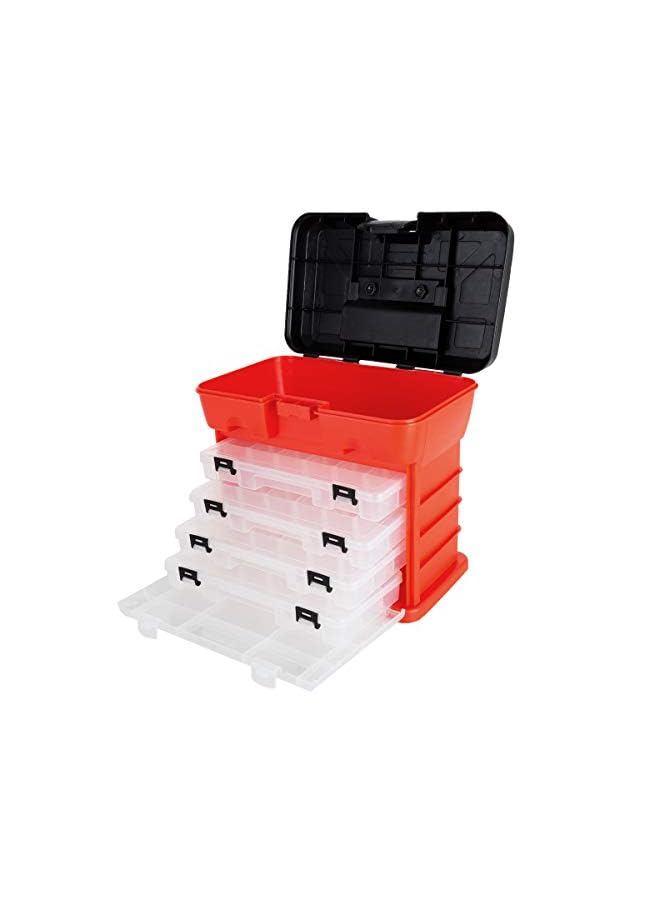 Stalwart 75-3182A 11" Rack System Tool Box With 4 Organizers - Image 2