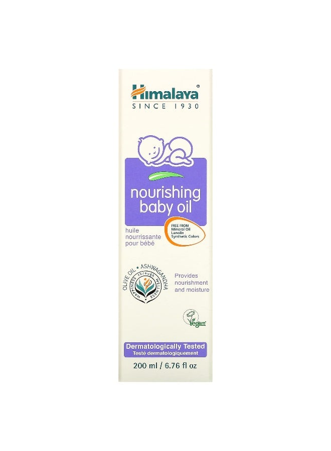 Himalaya, Nourishing Baby Oil, 6.76 fl oz (200 ml) - Image 2