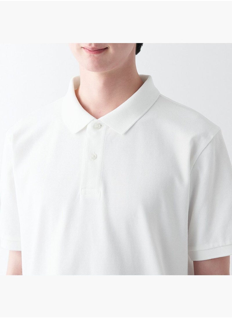 MUJI Washed Pique Short Sleeve Polo Shirt  - Image 5