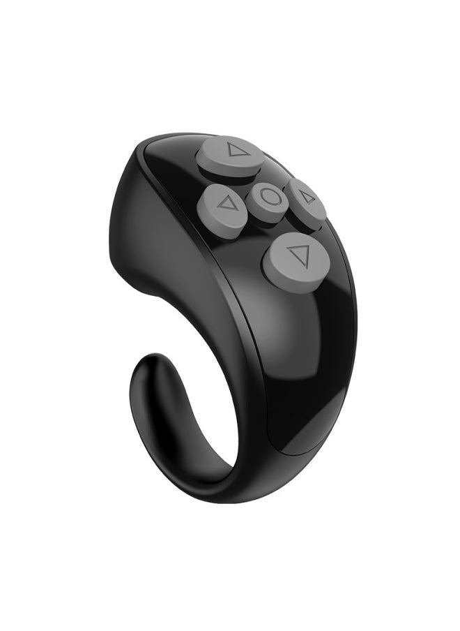 Mobile Phone Remote Control Bluetooth Camera Remote Video Brush Short Video Tremolo Artifact Reading Novel E-book Page Flipper-Color:Ly-09 Mysterious Black - Image 5