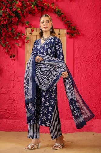 Kalaanj Kurta Set for Women || 3pic Kurta for Women (SSP-245-Blue-S) - Image 2