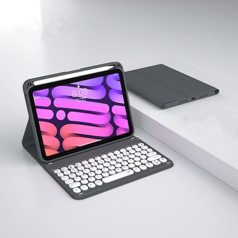 kaitesi Keyboard Case for iPad Air 11 inch M3 M2, Air 5th/4th Generation 10.9 inch, iPad Pro 11 inch 4th/3rd/2nd Generation Detachable Keyboard Case Round Keys (Black) - Image 5