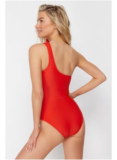 Red One-Shoulder Draped Regular Swimsuit TBESS21MA0143 - pzsku/ZB3BC0936AC0A8731F2B4Z/45/_/1730940680/2d5534d9-b074-4a05-b1af-894c73c633ba