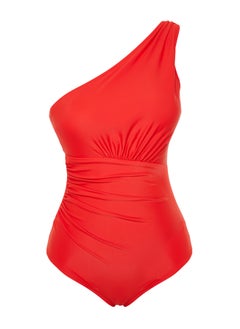 Red One-Shoulder Draped Regular Swimsuit TBESS21MA0143 - pzsku/ZB3BC0936AC0A8731F2B4Z/45/_/1730940684/21753b44-dfef-4e0f-a5c4-d54619c83774