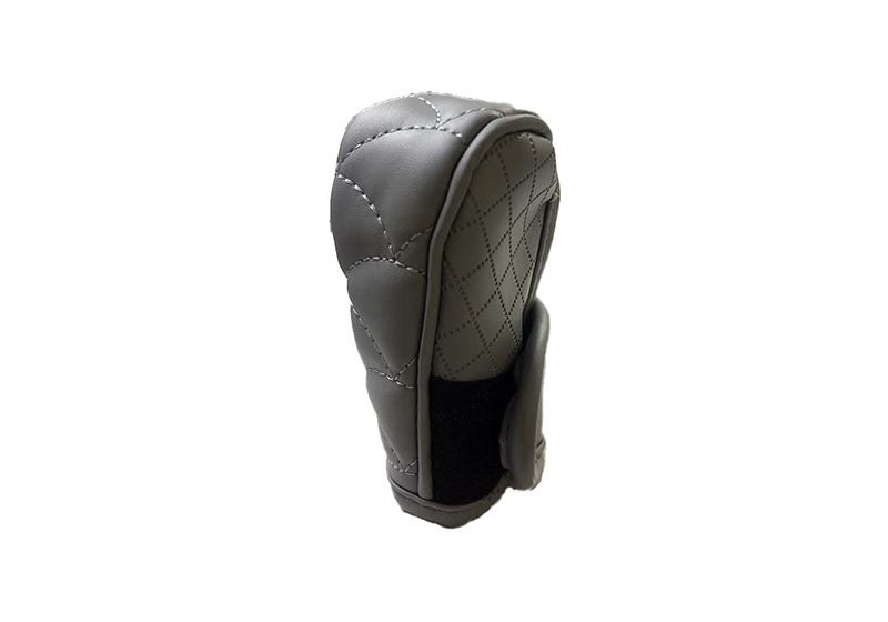 Automaze Faux Leather Manual Gear Shift Lever Anti-Slip Padded Knob Protective Cover for Car (Gray) - Image 5