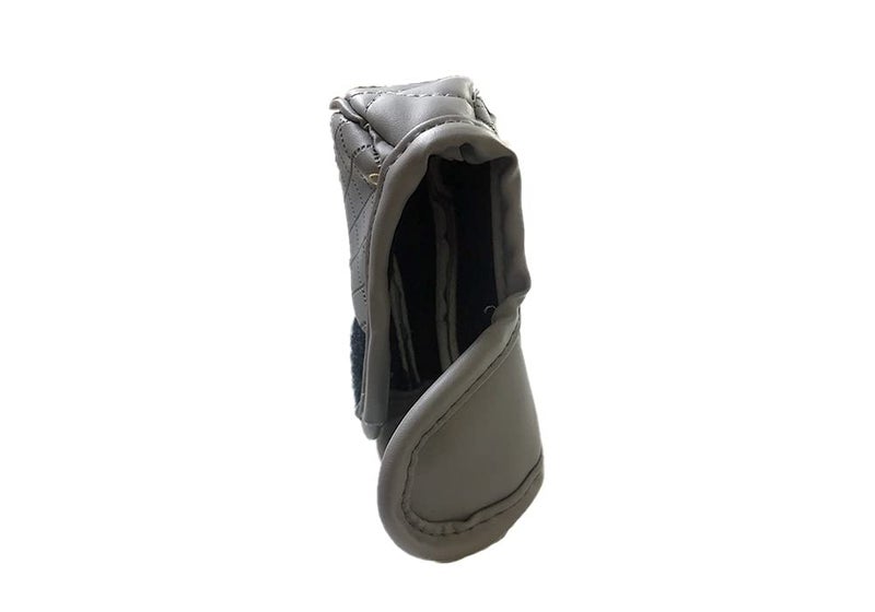 Automaze Faux Leather Manual Gear Shift Lever Anti-Slip Padded Knob Protective Cover for Car (Gray) - Image 3
