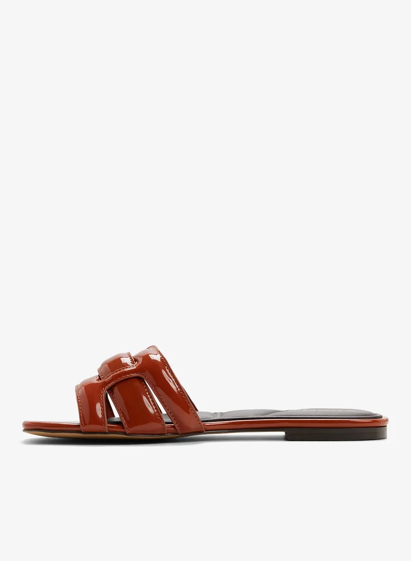Aldo LIGHT BROWN Elenaria Flat Sandals for Women | Best Price UAE