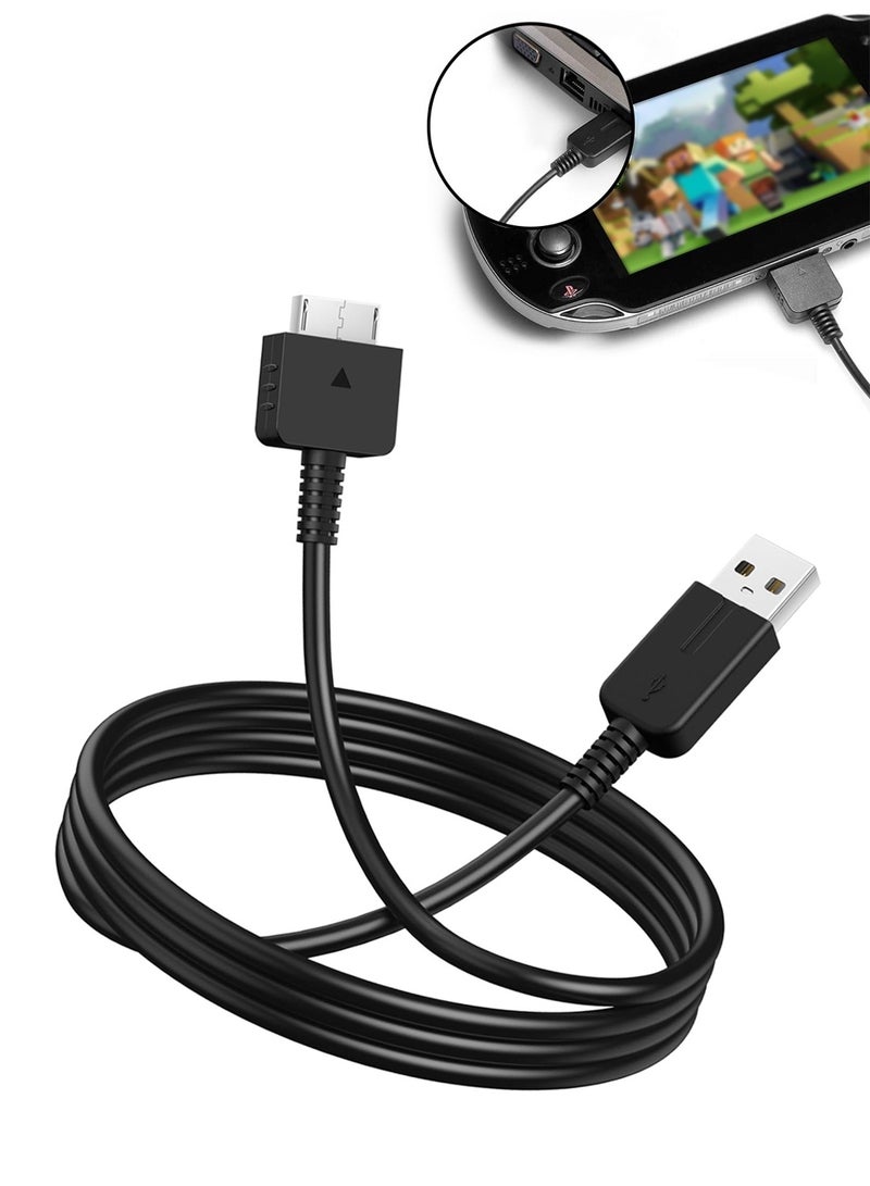 Advanced PS Vita Charger Cable, 1.2 m / 3.9 FT Data Transfer USB Power Cable, 2 in 1 USB Data & Power Charger Cord for Playstation Vita 1000 - Image 1