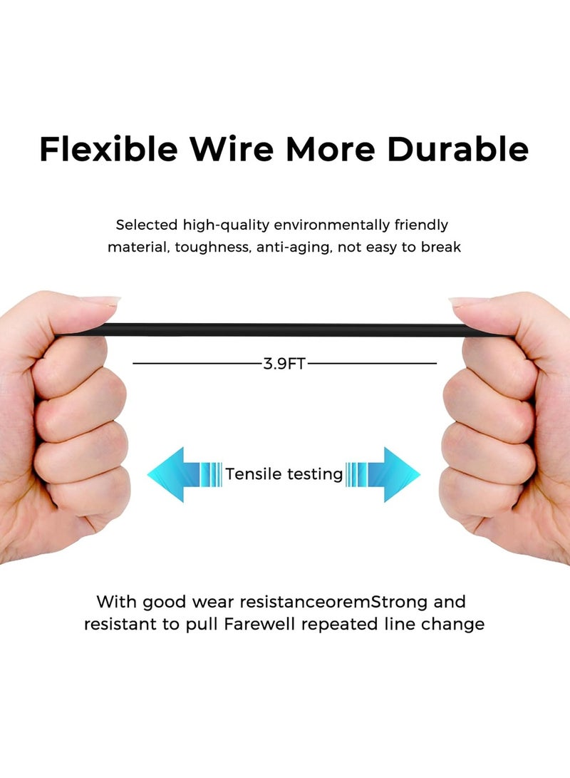 Advanced PS Vita Charger Cable, 1.2 m / 3.9 FT Data Transfer USB Power Cable, 2 in 1 USB Data & Power Charger Cord for Playstation Vita 1000 - Image 5