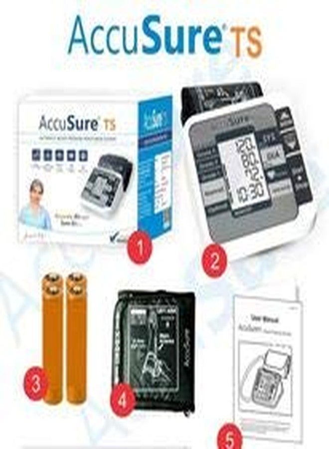 AccuSure نظام AccuSure TS لمراقبة ضغط الدم تلقائياً، أبيض - Image 5