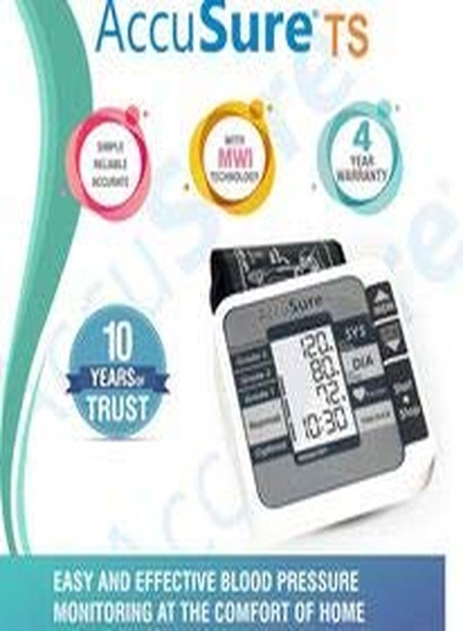 AccuSure نظام AccuSure TS لمراقبة ضغط الدم تلقائياً، أبيض - Image 3