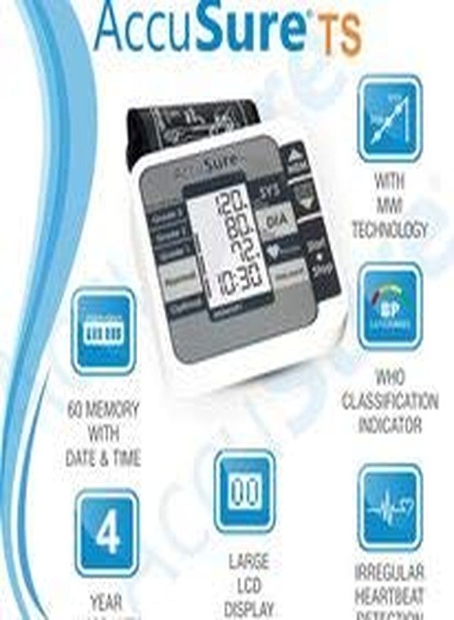 AccuSure نظام AccuSure TS لمراقبة ضغط الدم تلقائياً، أبيض - Image 4