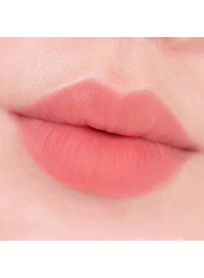 Amuse SEOUL DEW VELVET TINT 01 BOKSOONGA BLOSSOM | Soft matte peach | Velvety, matte, moisturizing, long-lasting color, transfer proof, vegan - Image 2