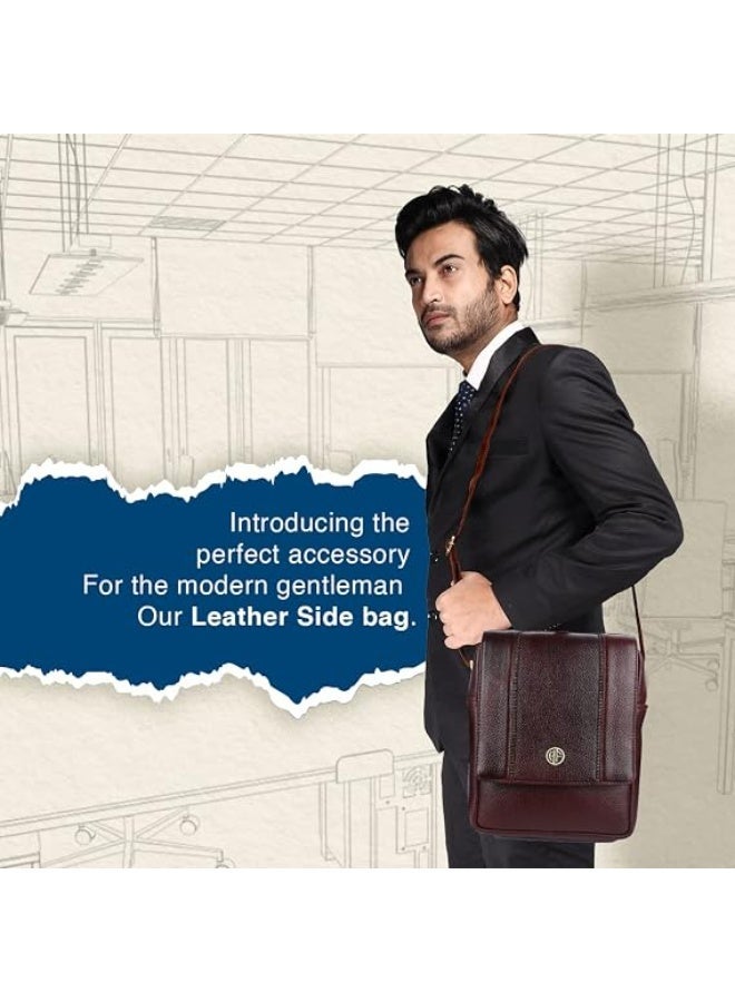 HAMMONDS FLYCATCHER Genuine Leather Sling Bag for Men, Stylish and Spacious Side Bag for Men - Image 5