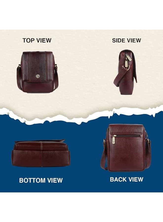 HAMMONDS FLYCATCHER Genuine Leather Sling Bag for Men, Stylish and Spacious Side Bag for Men - Image 2