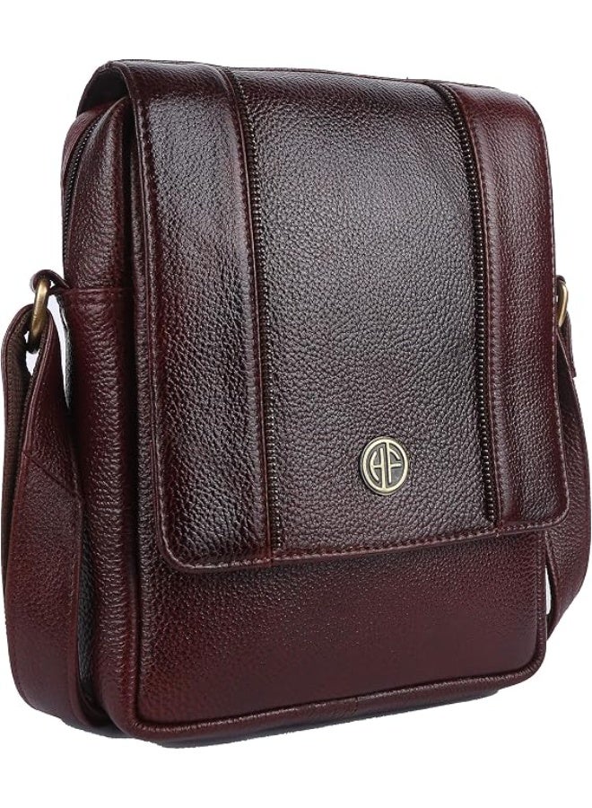 HAMMONDS FLYCATCHER Genuine Leather Sling Bag for Men, Stylish and Spacious Side Bag for Men - Image 1