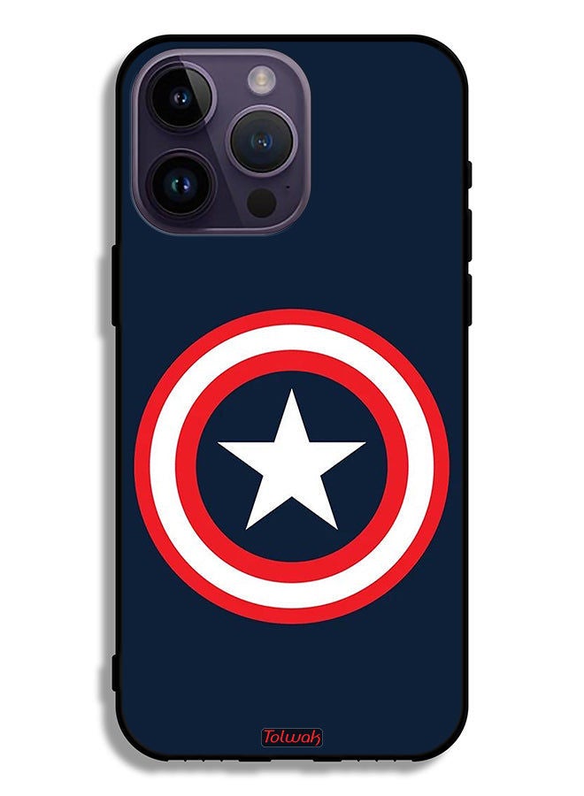 Tolwak Apple iPhone 14 Pro Max Protective Case Captain America - Image 2