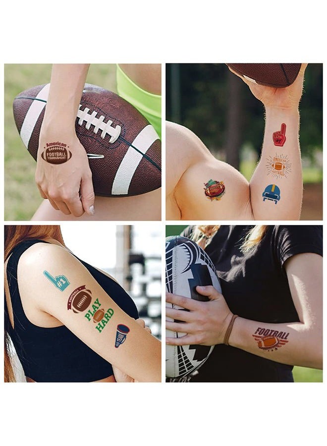 Felico 60pcs Football Temporary Tattoos,Fan Games Event Fake Tattoo Designs, Waterproof Body Art Stickers Decorations, Classroom Scholl Reward Prizes Party Favors Supplies for Boys Girls Women Men - Image 4