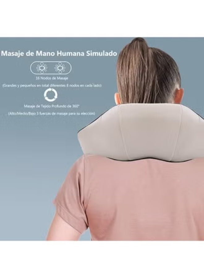 Shiatsu Back & Neck Massager with Heat – 4D Electric Deep Tissue Kneading Massage Pillow for Shoulders, Legs, Feet, and Full-Body Relaxation - Image 4