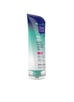 Clean & Clear Deep Action Cream Facial Cleanser For Sensitive Skin Gentle Daily Face Wash With Oilfree 6.5 Oz  - Image 3
