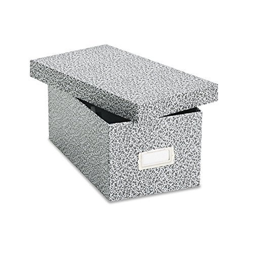Oxford Oxford 40589 Reinforced Board Card File LiftOff Cover Holds 1200 4 x 6 Cards BlackWhite