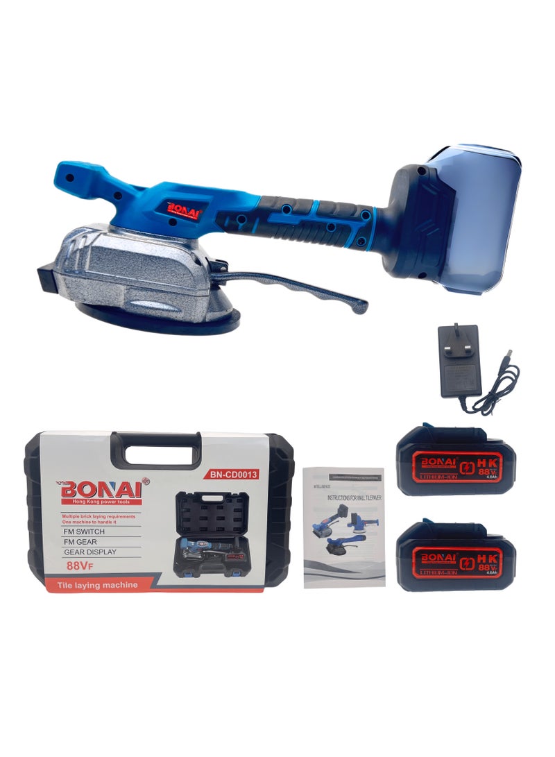 BONAI 88VF Cordless Tile Vibrator | Tile Laying Machine with FM Gear Display | 80kg Suction | 2000-11000 r/min | 4.0Ah Battery | BN-CD0013  - Image 1