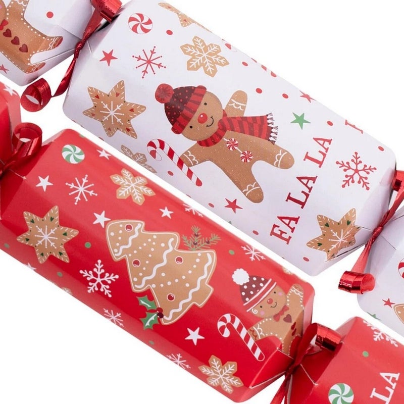 RSW 6 Gingerbread Kazoo 12-Inch Christmas Crackers – Holiday Party Favors, Festive Fun, and Seasonal Activities for Kids and Family, Christmas Celebration Essentials - Image 4