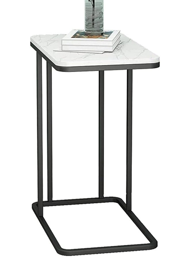 NKX Side Table Cabinet Small Coffee Table Modern Minimalist Living Room Mobile  Home Corner Table Living Room Tables (Color : White, Size : 58x30x50cm) - Image 5