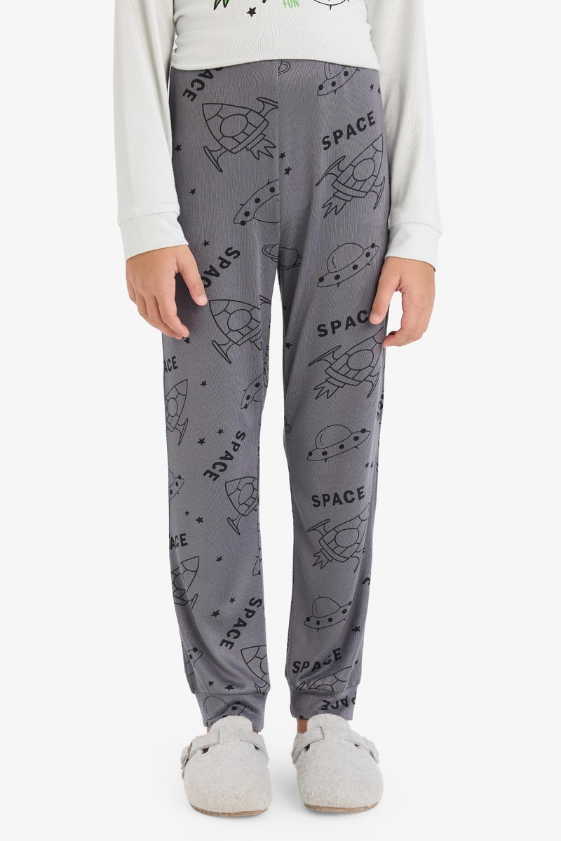 ديفاكتو طقم بيجاما اولادي ترمال قصة عادية - قطعتين - Image 4