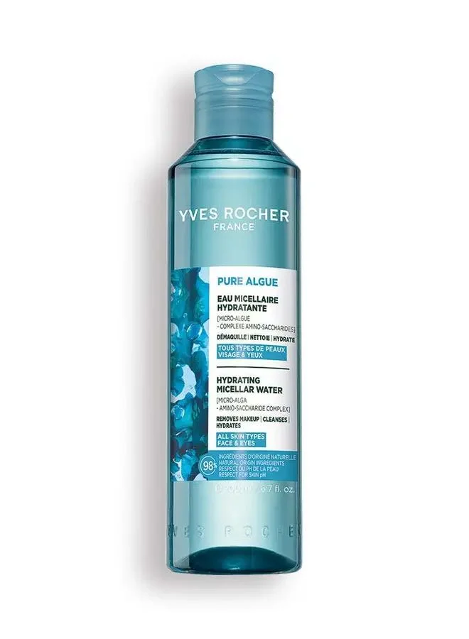 Yves Rocher 200 ml The all in 1 hydrating makeup removing micellar wa for Women | Best Price UAE