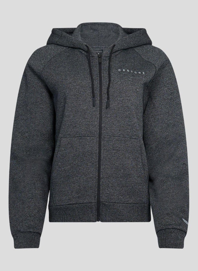 كاستور Women'S Black Marl Zip Through Hoody  - Image 1