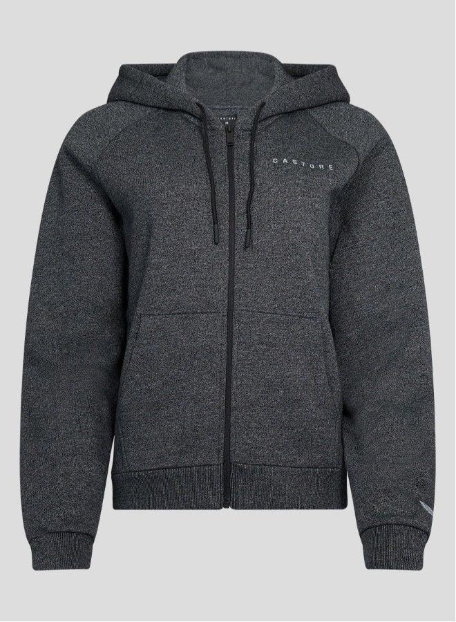 كاستور Women'S Black Marl Zip Through Hoody  - Image 5