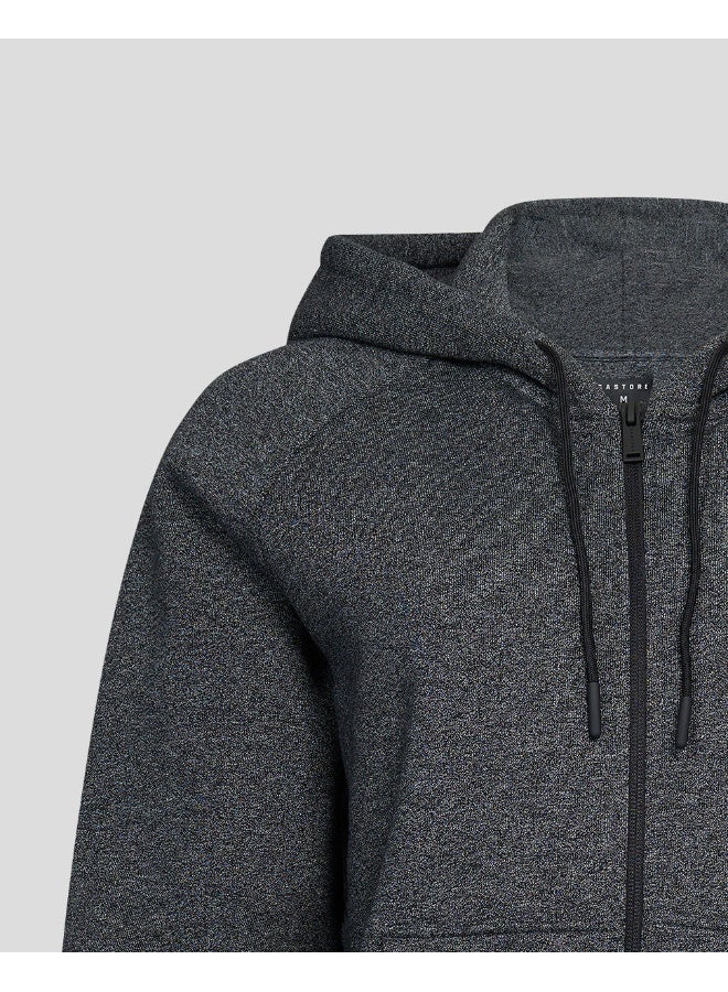 كاستور Women'S Black Marl Zip Through Hoody  - Image 4