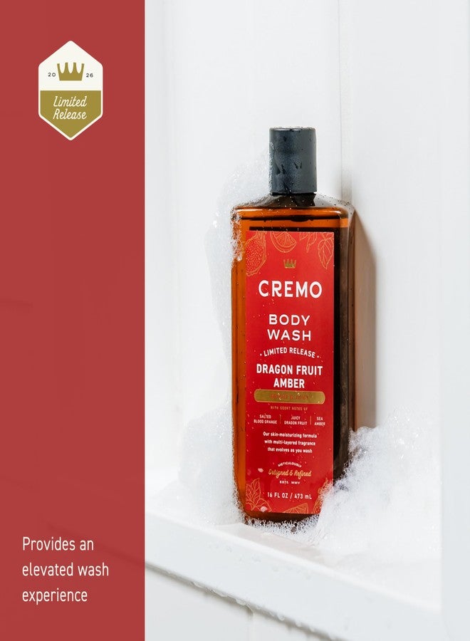 Cremo Rich-Lathering Dragon Fruit Amber Body Wash Men, Notes of Salted Blood Orange, Juicy Dragon Fruit, and Sea Amber, 16 Fl Oz - Image 4