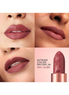 MyGlamm Pout By Karan Johar Intense Matte Plumping Lipstick - Candid Pout (Coffee Brown Shade) | Highly Pigmented, Long Lasting, Lightweight, Creamy Matte Lipstick For Lip Makeup (4G)  - Image 3
