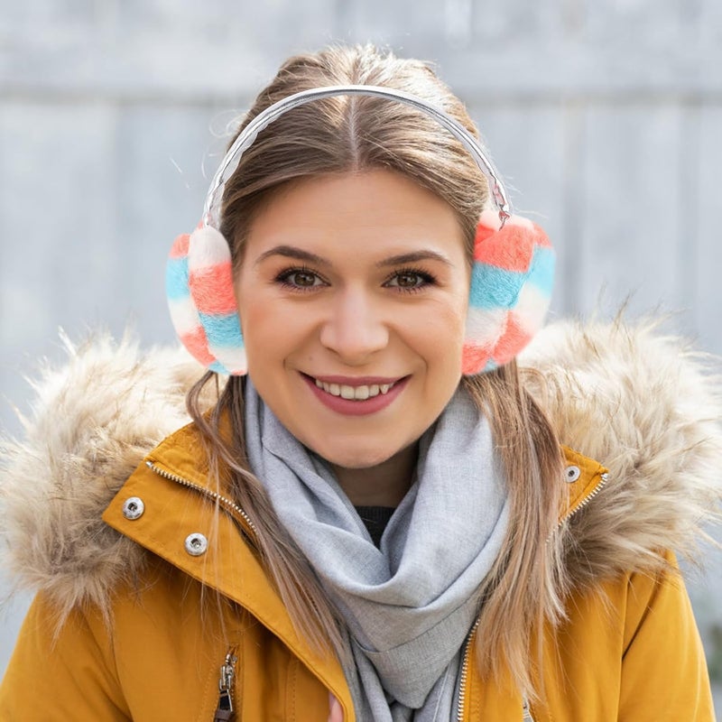 Plush Love Heart Earmuffs for Winter Ear Covers Soft Warm Ear Wraps Cute Cartoon Style Washable Cold Weather Accessories - Image 5